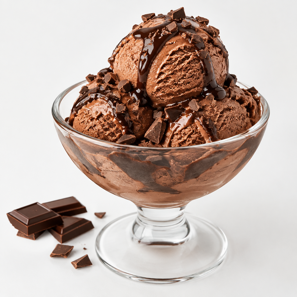 Sorvete chocolate